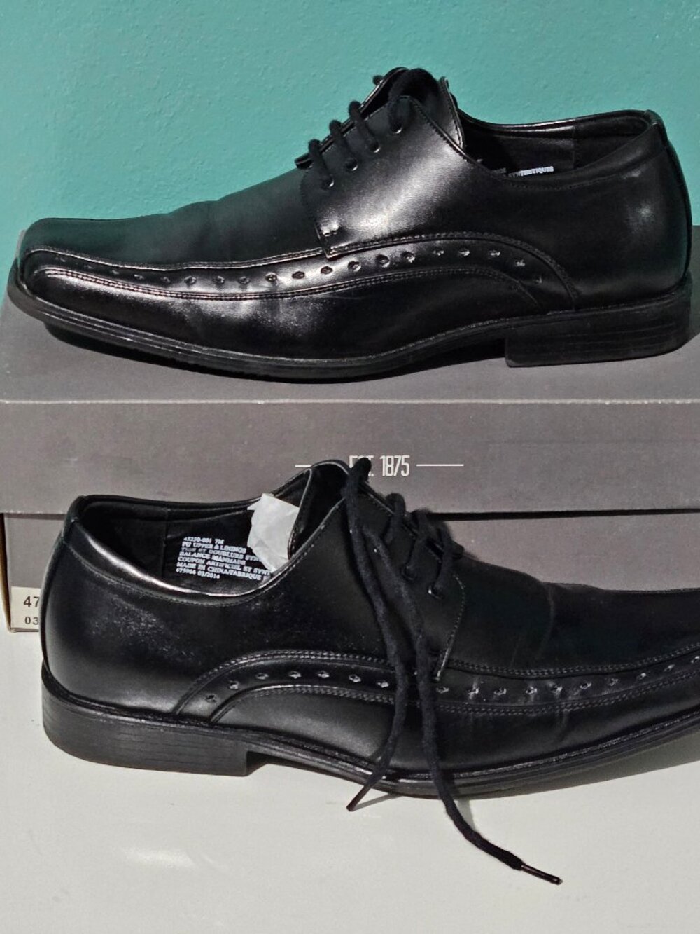 Stacy Adams Oxford Dress Shoes Mens 7M Black 43230-001